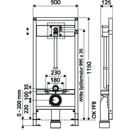Schell Montus WC-Druckspüler