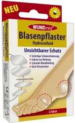 WUNDmed® Fußpflege Blasenpflaster, hydrocolloid 02-126 , 1 Packung = 6 Stück
