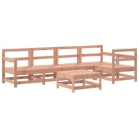 vidaXL 6-tlg Garten-Lounge-Set Massivholz Douglasie