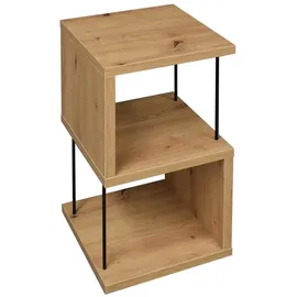 Mäusbacher Standregal 33 x 33 x 65 cm Asteiche Dekor