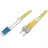 Digitus LWL Patchkabel, LC ST SM OS2 09/125 - 1 m