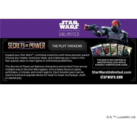 fantasyflightgames Star Wars Unlimited Secrets of Power Booster Display
