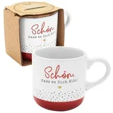 SHEEPWORLD GRUSS & CO Espressotasse Motiv Schön, 10 cl