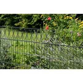 GAH Alberts Alberts Doppelstabmatten-Grundset Eleganz 200 x 100 cm 8 m anthrazit