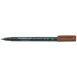 Folienstift Lumocolor S braun permanent