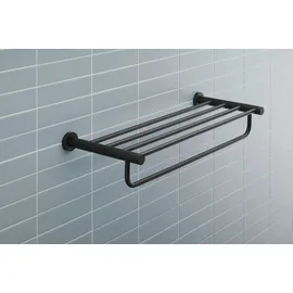 Duravit D-Code Handtuchablage Wandhängend Schwarz Matt 0099254600