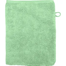 Ross Waschhandschuh ROSS "Sensual Skin", blau (karibik), B:16cm L:22cm, Frottier, Handtücher, mit Aloe-Vera-Öl veredelt