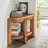 Destiny Badregal SPA & Living Eckregal halbrund 40x40x44 cm Teak