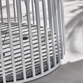 Solpuri Tisch Grid - 150 cm rund 301 - weiß - Dekton