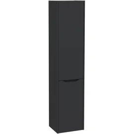 Vitra Integra Square Hochschrank 40 x 35 x 180 cm Graphit Glas/Metall/MDF
