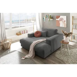 KAWOLA Relaxsessel MADELINE Cord 80 x 70 x 100 cm Grau