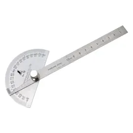 FAMEX Shinwa 62480 Gradmesser No.19, Winkelmesser 90°, 10cm