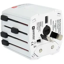 SKROSS Reiseadapter MUV USB Weiß