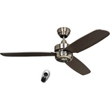 CasaFan Night Flight BN-WN 132 cm Deckenventilator chrom/wenge inkl. Fernbedienung