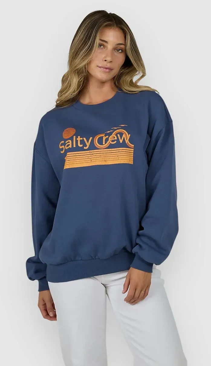 Salty Crew Sunny Side Crew Sweater indigo Gr. L