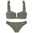 LASCANA Bandeau-Bikini Damen Grün 34 Cup A/B