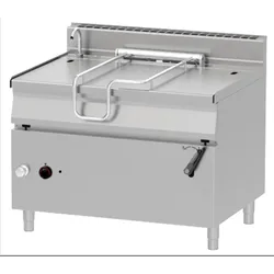 Groju Gas Kippbratpfanne Bratpfanne Kipppfanne 120L 1200x900x900mm manuelle Kippvorrichtung Edelstahl Boden