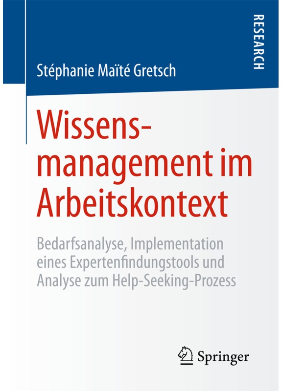 Wissensmanagement Im Arbeitskontext - Stéphanie Maïté Gretsch, Kartoniert (TB)