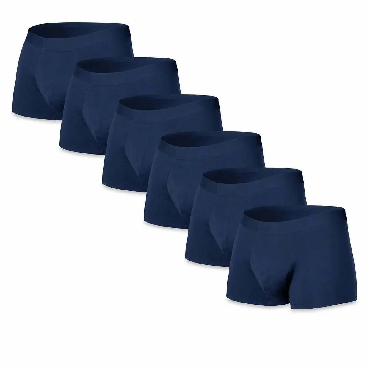 Robin Premium Wasbare Incontinentie Boxer bij Urineverlies, 6-Pack (L, Marineblauw) 6 St