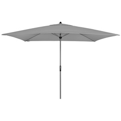 DOPPLER Sonnenschirm »Active Auto Tilt«, quadratisch, abknickbar, Sonnenschutzfaktor: 50+ - grau