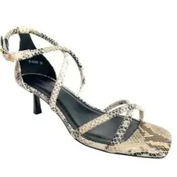 Bienve  Schuhe Zeremonie Frau  b-5099 Schlange  in Multicolor, 36