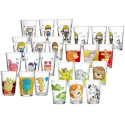 Ritzenhoff & Breker Tiere & Berufe Kindergläser 24er Set Gläser 24 ct