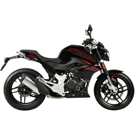 Zündapp Motorrad ZRN 125 Naked ABS,105 km/h, schwarz