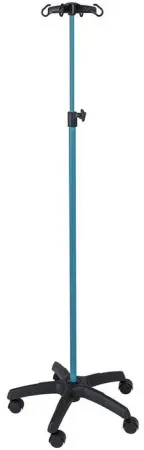 Advys Infusionsständer 4 Haken Blau 1 Stück