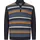 Charles Colby Strickpullover mit trendigen Streifendetails Blau 3XL