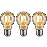 PAULMANN Filament LED Birne E27 6.5W/825 gold, 3er-Pack (050.74)