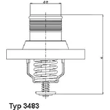 Wahler Thermostat, Kühlmittel