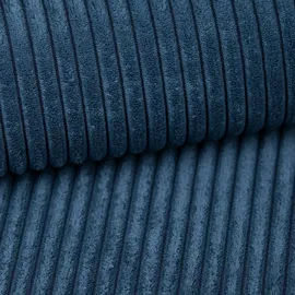 masseno Eckcouch Polyester mit Schlaffunktion 2-Sitzer Blau