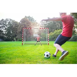 Dunlop Fußballtor Rot/Weiß 300 x 200 cm