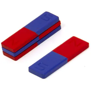 First4magnetsTM FB160450-5 16 x 4 x 50 mm Lange Ferrit Stabmagnet mit Nordsüd & identifiziert (4er Pack), Metall, Silver, 25 x 10 x 3 cm, 4-Einheiten