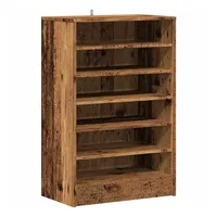 VidaXL Schuhschrank Altholz-Optik 60x35x92 cm braun