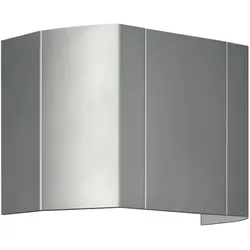 Anschlussblende Duschpaneel LINUS, Anschlussblende, Aufmaß-451-950mm, gestrahlt, eloxiert (Fertigung bis 06/2020)