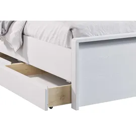 OTTO home Bettschubkasten OTTO HOME "Luven", weiß, B:81cm H:20cm T:65cm, Massivholz, Schubladen, Bettschubkasten, aus massiver Kiefer, 2 Stück, passen perfekt unter das Bett Luven
