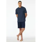 SCHIESSER Shorty Casual Essentials Blau M (50)