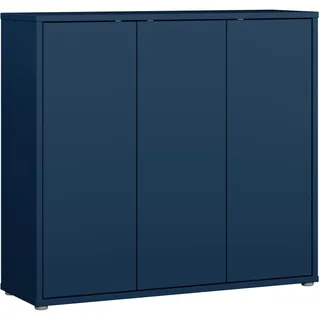 Forte Alice Springs Schuhschrank 109,2 x 99,1 x 34,9 blau