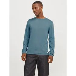 Strickpullover »JJELEO KNIT CREW NECK NOOS«, mit Rundhalsausschnitt, Gr. S, Oceanview, , 79013263-S