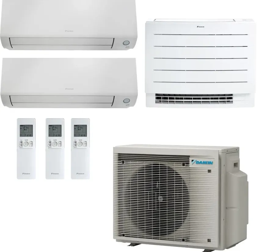 DAIKIN Perfera MultiSplit 3xWand-/Truhengeräte kombinierbar | 3x2,5 kW