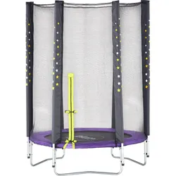 Plum Trampolin mit Sicherheitsnetz Stardust Lila violett 4.5 MM