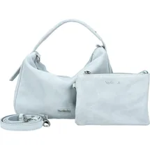 Nero Giardini Henkeltasche Veloursleder Hellblau