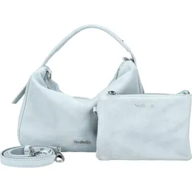 Nero Giardini Henkeltasche Veloursleder Hellblau