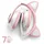 Avizar Bluetooth Kinderkopfhörer Katzenohren Rosa