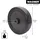 Wagner System GmbH WAGNER Vollscheibenrad - Durchmesser Ø 150 x 40 mm, Achsloch Ø 10 mm, Kunststoff, schwarz, Tragkraft 35 kg - 03715001