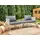 Beliani Lounge-Set 3-tlg. Grau