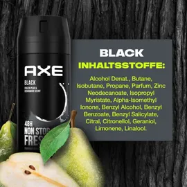 Axe Black Deodorant Bodyspray 6 x 150 ml