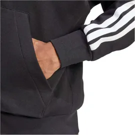 adidas Essentials 3-Streifen Kapuzensweatjacke Herren Schwarz/Weiß 4XL