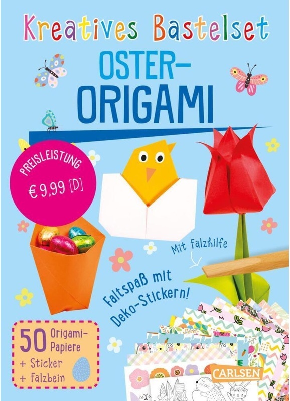 Bastelset Für Kinder: Kreatives Bastelset: Oster-Origami, Kartoniert (TB)